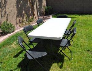 Table & Chairs Set - Black Table & Chairs Set - Black